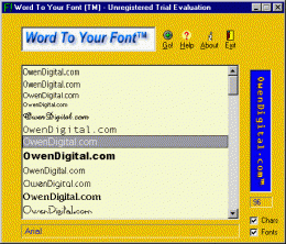 Download Word To Your Font (TM)