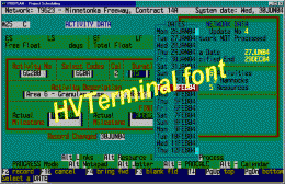 Download HVTerminal TrueType Terminal Font