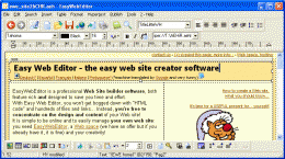 Download Easy Web Editor website creator 2005.20.190