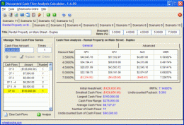 Download Discounted Cash Flow Analysis Calculator 1.6.00