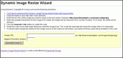Download Dynamic Image Resize Wizard 1.0