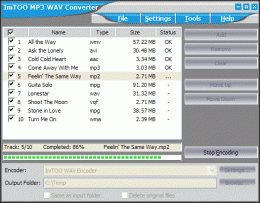 Download ImTOO MP3 WAV Converter