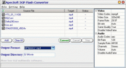 Download ApecSoft 3GP Flash Converter