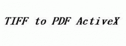 Download TIFF To PDF ActiveX Component
