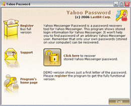 Download Yahoo Messenger Password 1.0.292