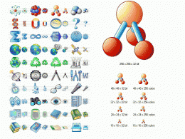 Download Science Icon Set 3.8