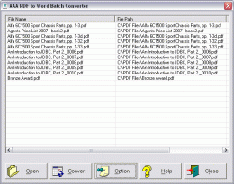 Download AAA PDF to Word Batch Converter