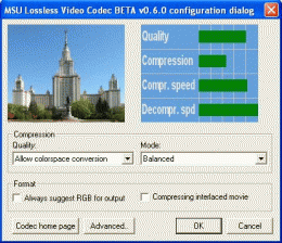 Download MSU Lossless Video Codec 0.5.8
