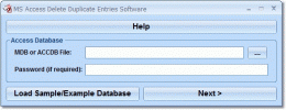 Download MS Access Delete (Remove) Duplicate Entries Software