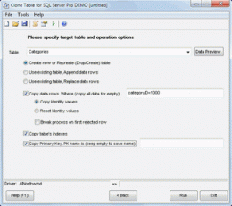 Download Clone Table for SQL Server 1.07.00