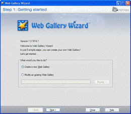 Download Web Gallery Wizard