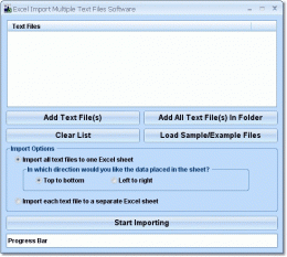 Download Excel Import Multiple Text Files Software 7.0