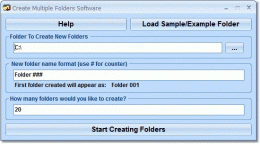 Download Create Multiple Folders Software 7.0