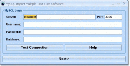 Download MySQL Import Multiple Text Files Software