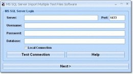 Download MS SQL Server Import Multiple Text Files Software 7.0