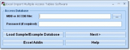 Download Excel Import Multiple Access Tables Software