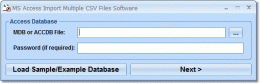 Download MS Access Import Multiple CSV Files Software 7.0