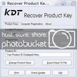Download KDT Soft. Recover Product Key Demo