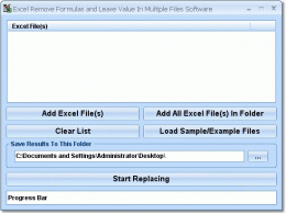 Download Excel Remove Formulas and Leave Value In Multiple Files Software 7.0
