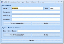 Download MySQL Sybase Anywhere Import, Export &amp; Convert Software