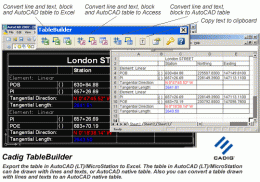 Download AutoCAD to Excel - TableBuilder 2.1
