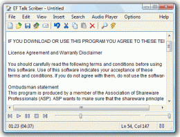 Download EF Talk Scriber 1.10