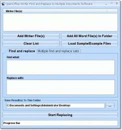 Download OpenOffice Writer Find and Replace In Multiple Documents Software