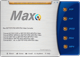 Download Max 3GP PDA MP4 Video Converter