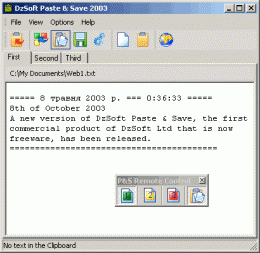 Download DzSoft Paste &amp; Save 2003