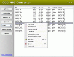 Download OGG MP3 Converter