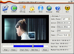 Download AVI MPEG WMV RM to MP3 Converter 6.3.1230