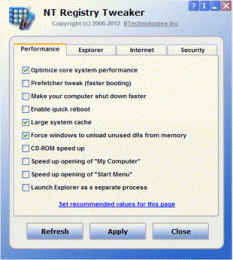 Download NT Registry Tweaker for U3 flash drives