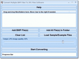 Download Convert Multiple BMP Files To JPG Files Software 7.0