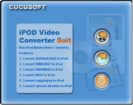 Download Cucusoft iPod Video Converter + DVD to iPod Suite 3.12.4.224