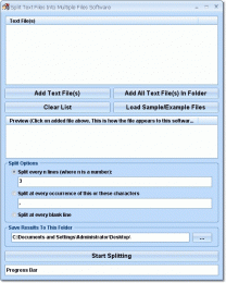 Download Split Text Files Into Multiple Files Software 7.0