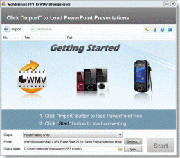 Download Wondershare PPT to WMV
