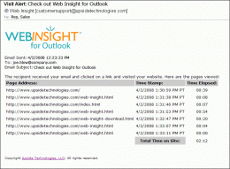 Download Web Insight for Outlook