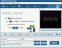 Download EZuse MKV To AVI Converter 1.0