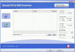 Download Doremisoft FLV to WAV Converter 1.01