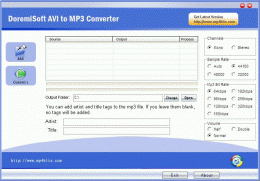 Download Doremisoft AVI to MP3 Converter 1.2