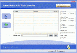 Download Doremisoft AVI to WAV Converter 1.2
