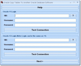 Download Oracle Copy Tables to Another Oracle Database Software
