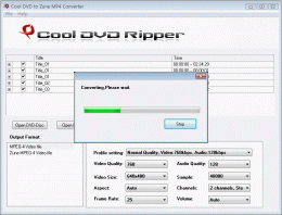 Download Cool Free DVD to Zune MP4 Converter