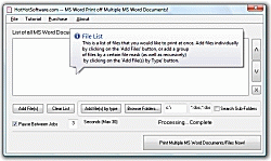 Download Print multiple word documents and ms word files Software 9.0