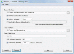 Download Text to SQL Converter 1.01.00