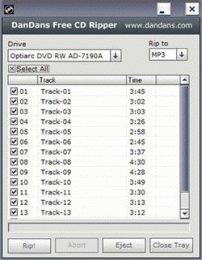 Download Totally Free CD Ripper 3