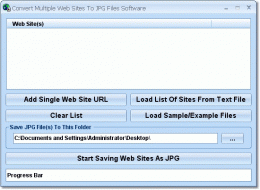 Download Convert Web Sites To JPG Software