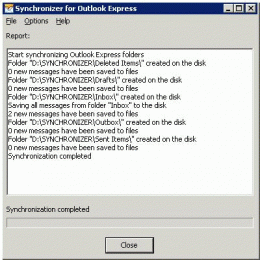 Download Synchronizer for Outlook Express