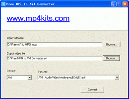 Download Free MPG to AVI Converter 1.0
