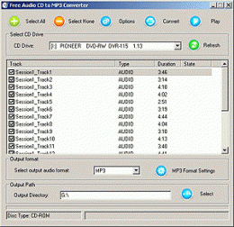 Download Free Audio CD to MP3 Converter 3.1